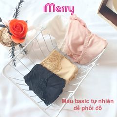 Combo 3 quần lót cotton nữ iMERRY phối ren cao cấp kiểu dáng bikini thoáng khí, thoải mái VQ020