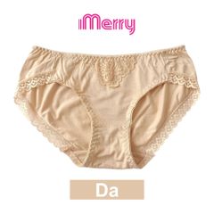 Combo 3 quần lót cotton nữ iMERRY phối ren cao cấp kiểu dáng bikini thoáng khí, thoải mái VQ020