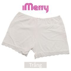 Combo 3 quần mặc váy nữ iMERRY dạng đùi chất vải cotton phối chân ren cao cấp ôm trọn vòng ba VQ112A