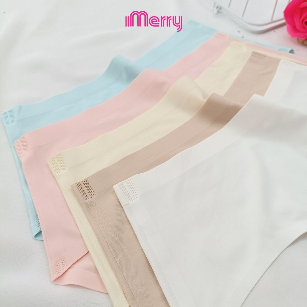 Combo 10 quần lót nữ su iMerry cạp cao,basic nhiều màu dễ phối đồ vải su lạnh mềm mại mỏng nhẹ VQ028A