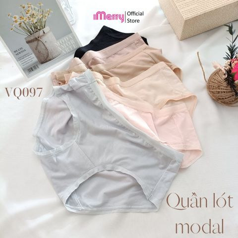 Combo 3 quần lót modal nữ iMERRY bản cao,co giãn 4 chiều, mềm mại,đông ấm,hè thoáng VQ097