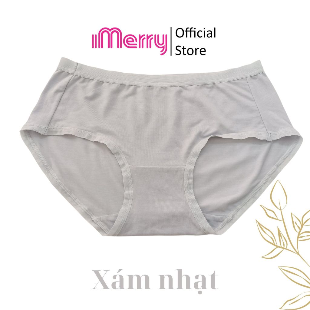 Combo 3 quần lót modal nữ iMERRY bản cao,co giãn 4 chiều, mềm mại,đông ấm,hè thoáng VQ097