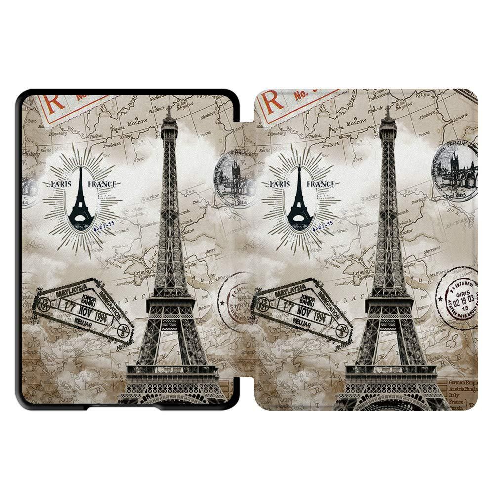  Bao da Kindle Paperwhite 5 (11th) - Hình tháp Eiffel 