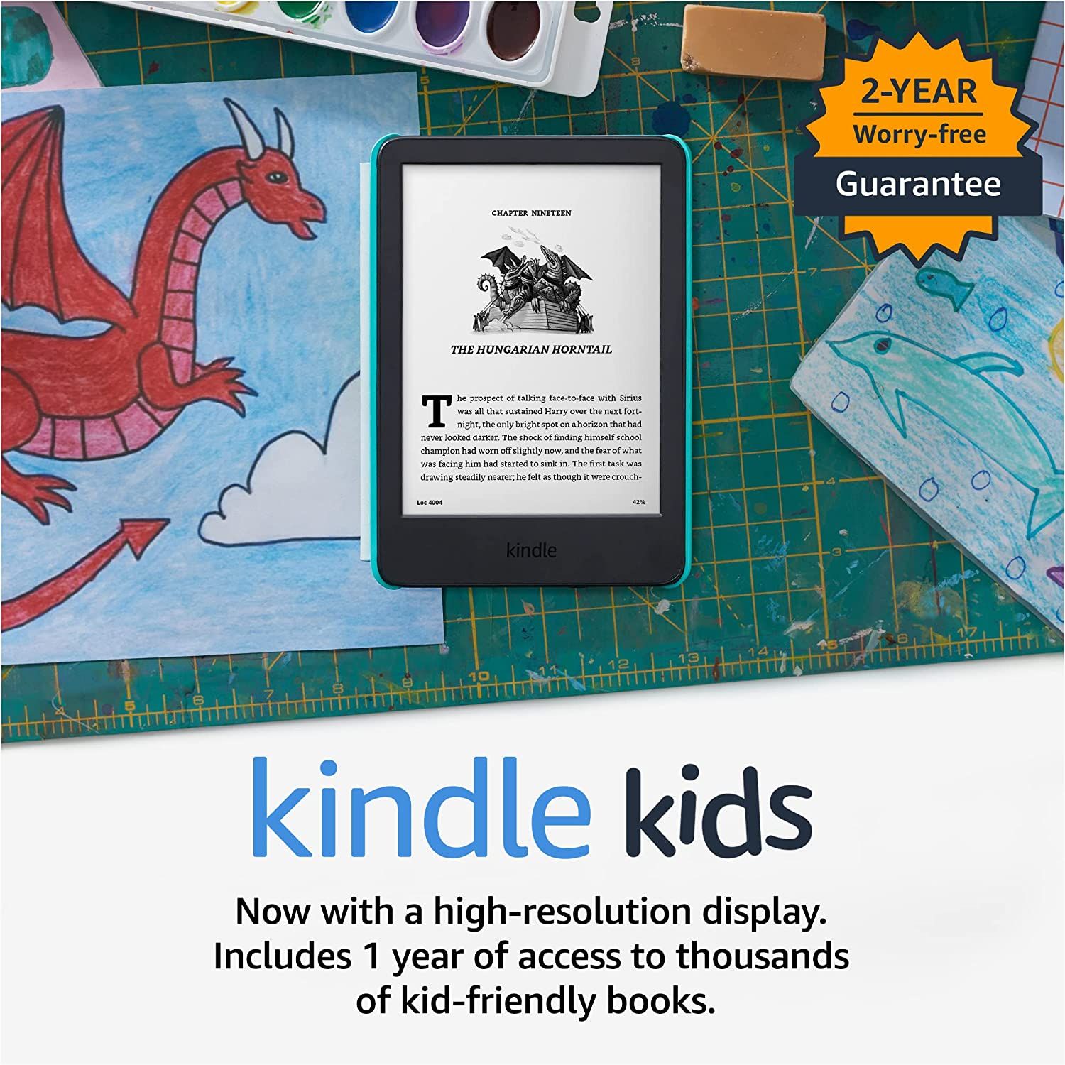 All New Kindle 11th 2022 (Kids) 16Gb kèm cover chính hãng Amazon