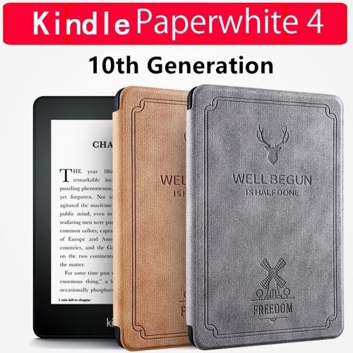 Bao da Kindle Paperwhite 4 10th - Đỏ mận