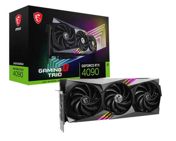  Cạc màn hình MSI RTX 4090 GAMING X TRIO 24GB 