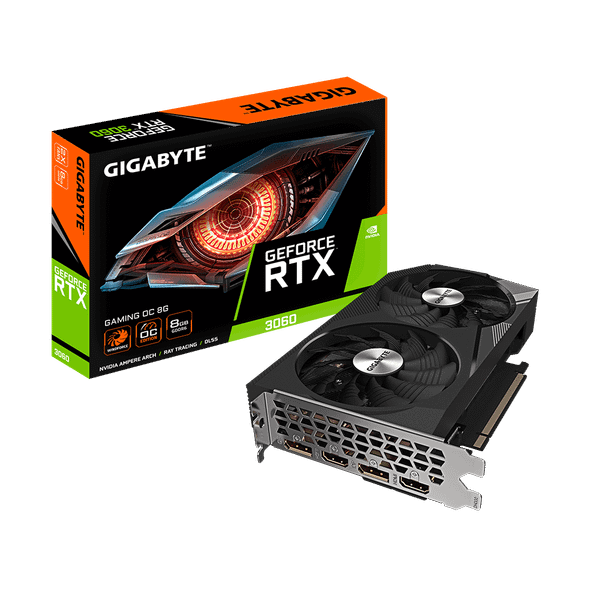  Cạc màn hình GIGABYTE RTX 3060 GAMING OC 8GB 