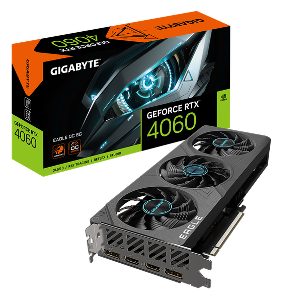  Cạc màn hình GIGABYTE RTX4060 EAGLE OC 8GB 