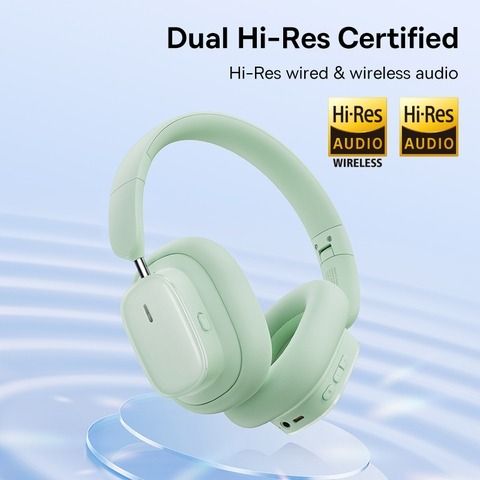  Headphone Baseus Bowie H1i Noise-Green (Chống Ồn) 