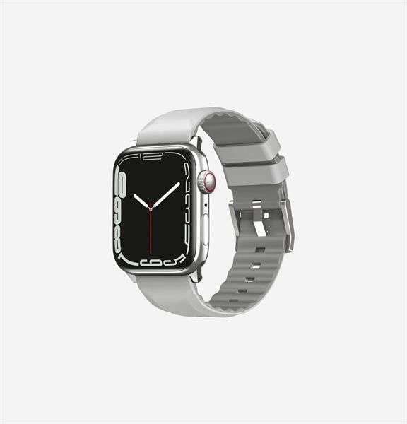 Dây UNIQ Linus Silicon - Grey (44/45mm)
