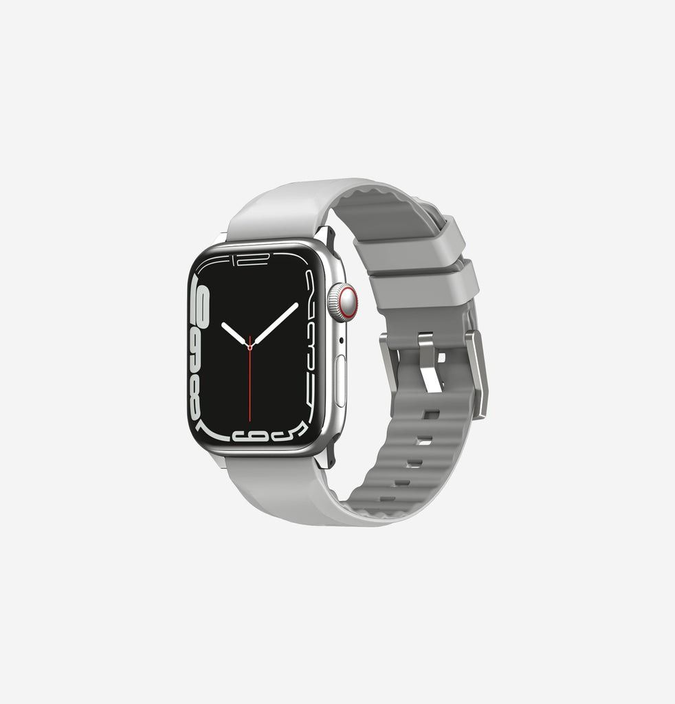 Dây UNIQ Linus Silicon - Grey (44/45mm)
