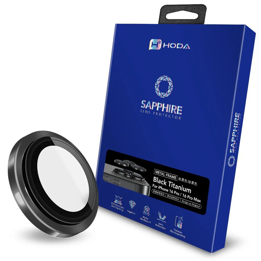 Lens Hoda Saphire - Black