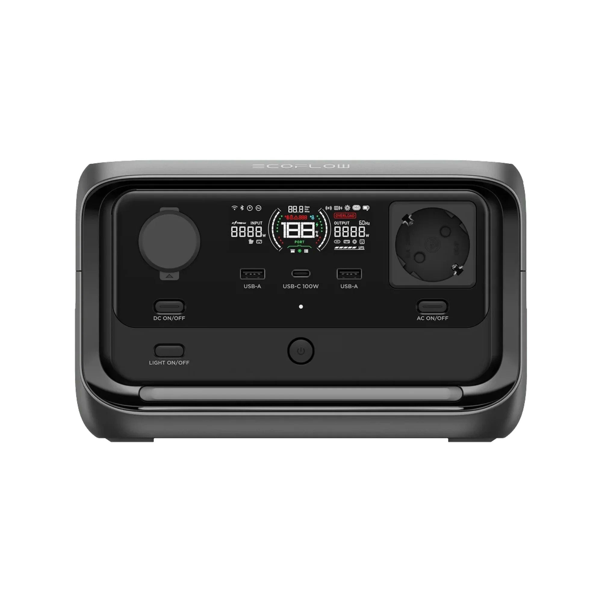 Trạm điện di động EcoFlow RIVER 3 Plus | 286WH 600W| Hàng chính hãng