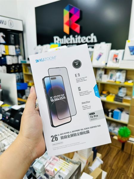 Kính 15 Pro Kuzoom 3D (Chống Nhìn Trộm)