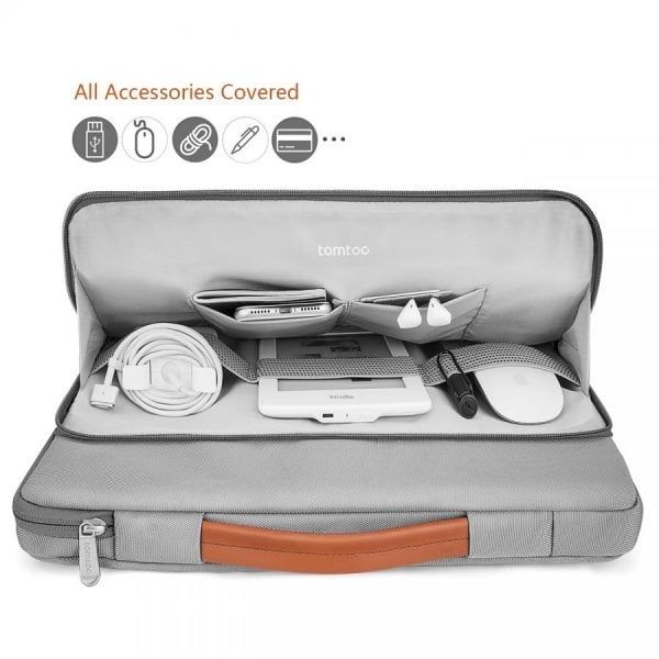 Túi Xách Tomtoc Briefcase Mac 15inh (New Gray)