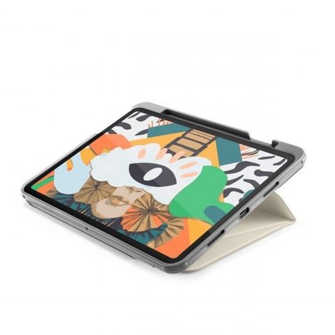  Bao Da iPad Pro 11 Tomtoc Vertical Đa Góc (Kem) 