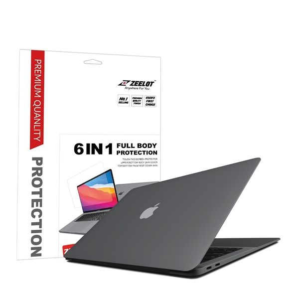 Dán full Macbook Air M1 Zeelot 6in1 (Gray)