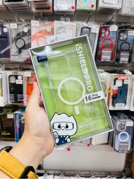 Ốp 16 Pro Trong Magsafe Wiwu ishield Pro