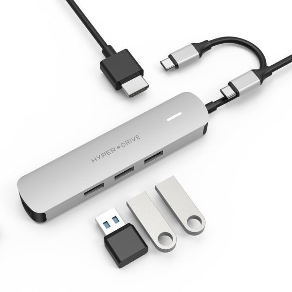 Hub Hyperdrive bar 6 in 1 Silver