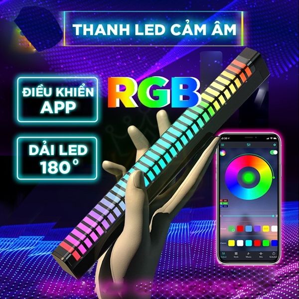 Đèn Led Thanh RGB 3D (Pin)