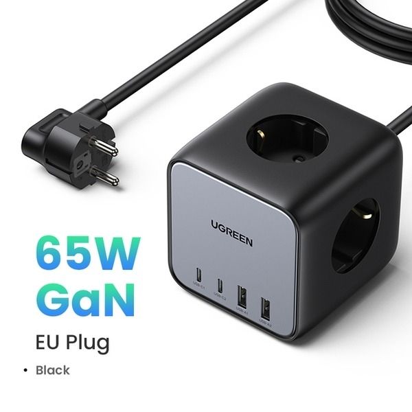 Sạc Ugreen 65W Diginest Cube (2C2A)