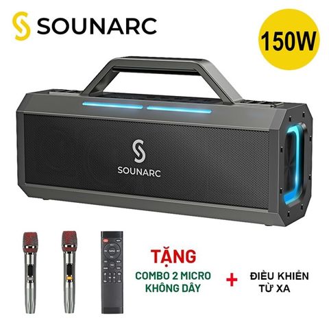  Loa Sounarc K1 Karaoke Bluetooth (by Tronsmart) | Pin 18000mAh | Chống nước IPX6 | Bảo Hành 12 Tháng 