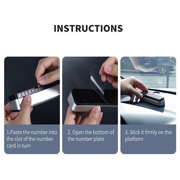 Bảng Số Điện Thoại Baseus Temporary