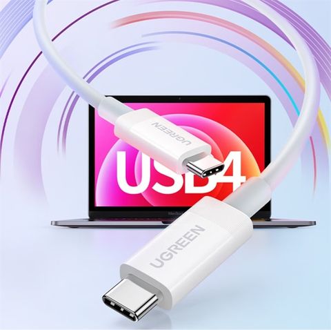  Cáp Ugreen C to C USB 4 Gen 3 0.8m 