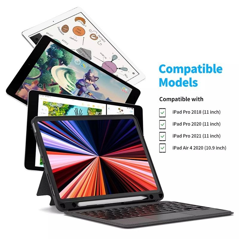Bao Da Bàn Phím Wiwu Mag Touch iPad Pro 11 (M4)