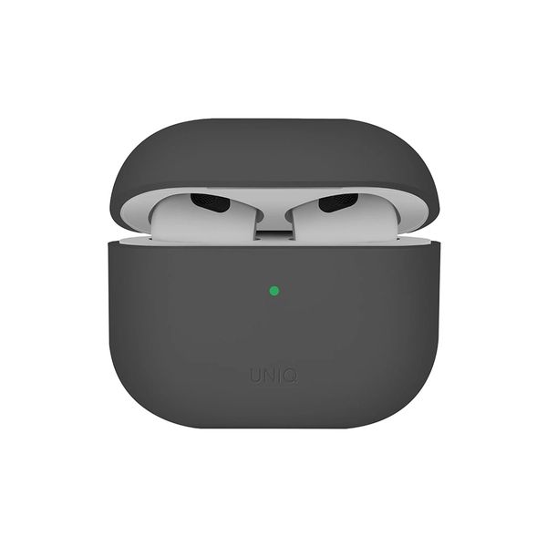 Case Airpods 4 UNIQ Lino Hybrid - Grey