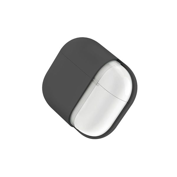 Case Airpods 4 UNIQ Lino Hybrid - Grey