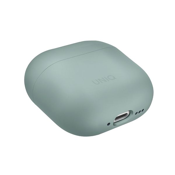 Case Airpods 4 UNIQ Lino Hybrid - Green