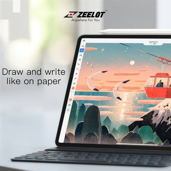 Kính Zeelot Chống Vân Tay iPad 10.5
