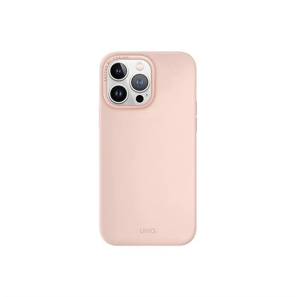 Ốp 14Pro UNIQ Lino Silicon (Hồng)