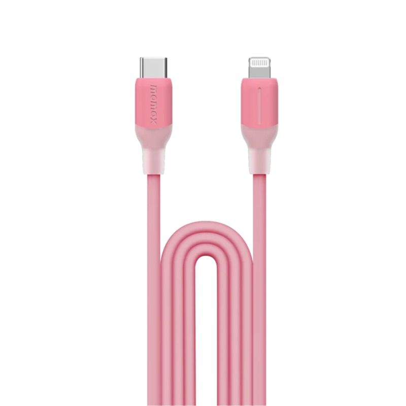 Cáp Momax C to Lightning 1.2m (Có MFI)-Hồng DL53P