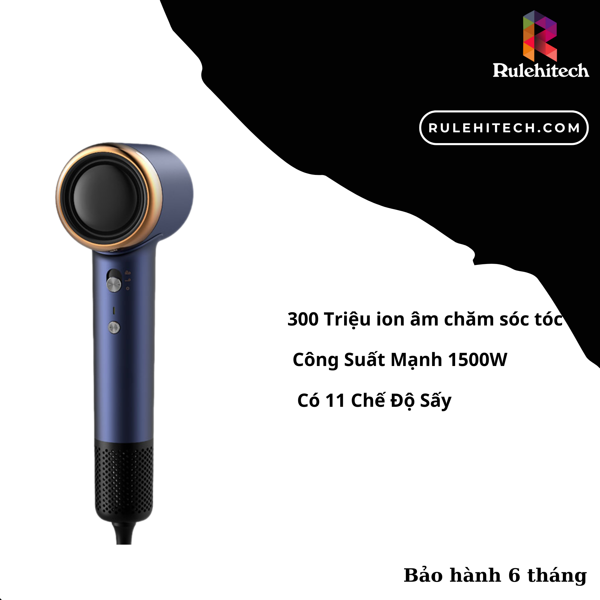 Máy Sấy Tóc Cao Cấp DEERMA CF50 (Xanh)