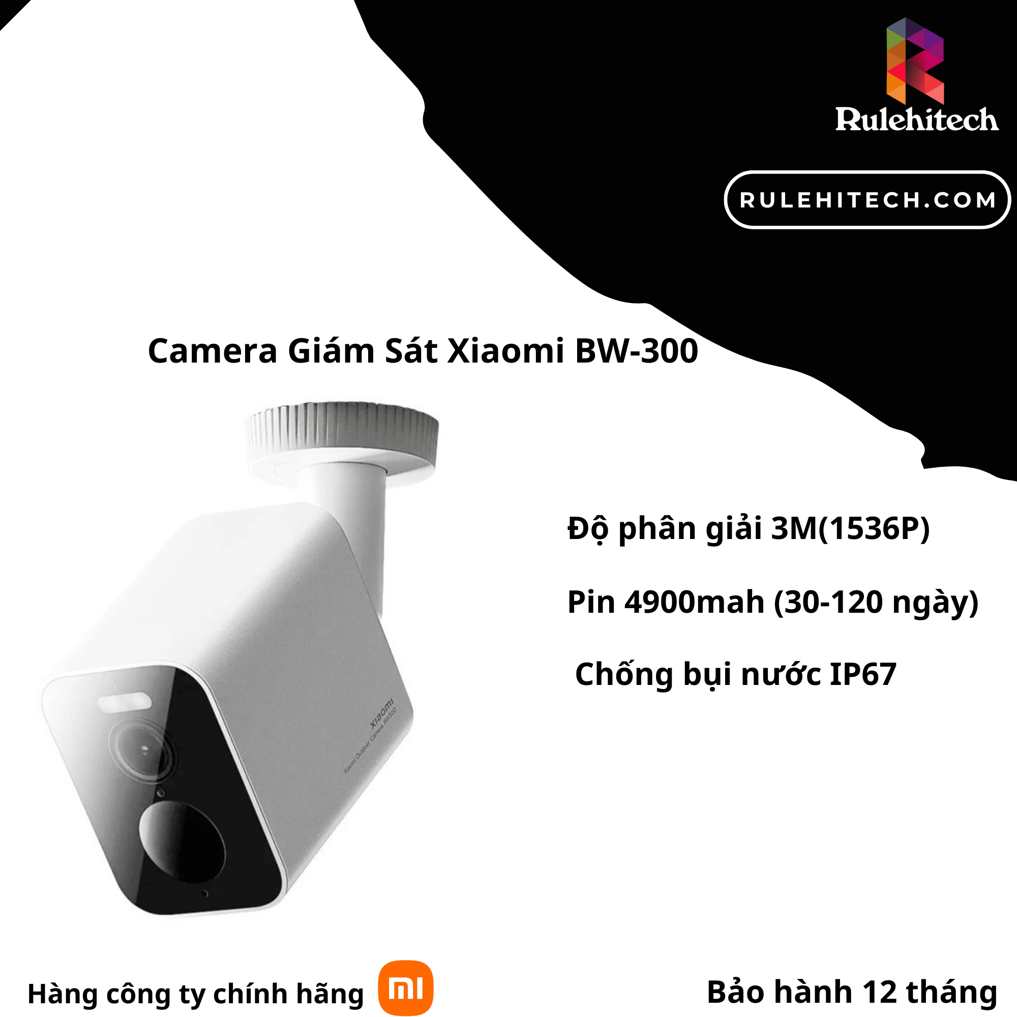 Camera Ngoài Trời Xiaomi BW300 (Có Pin)