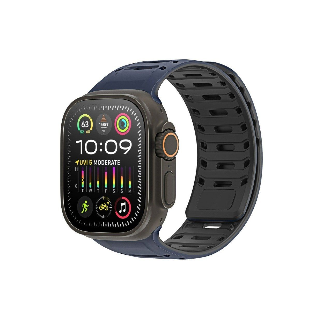 Dây Apple Watch DUX DUCIS Series CS 44/45/49-Blue Black