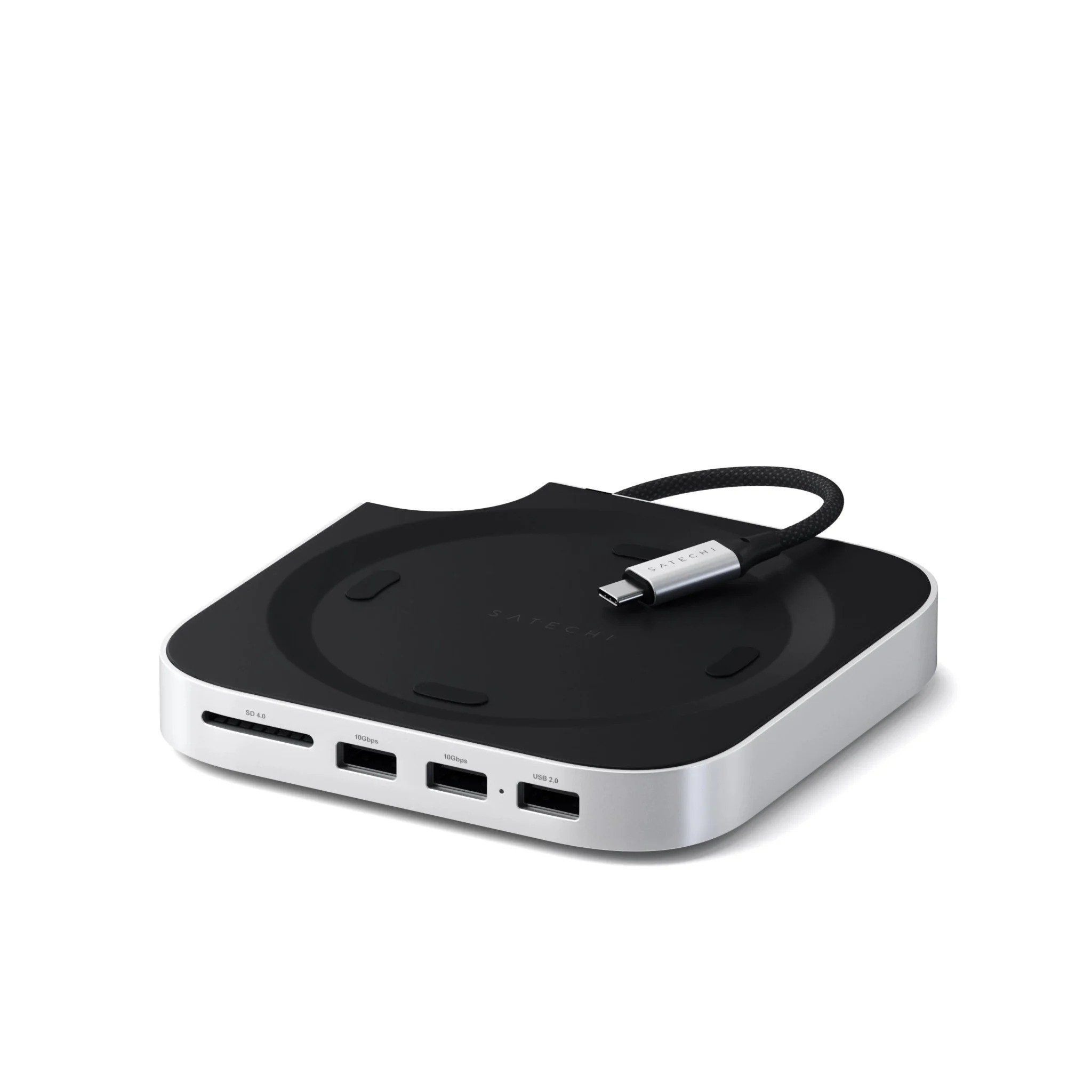 Đế Kiêm Hub Chuyển Đổi Mac Mini M4 Satechi 5in1-ST-GNMMESS