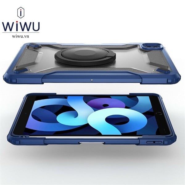 ốp iPad 11 Wiwu Mecha Rotative 360 (Blue)