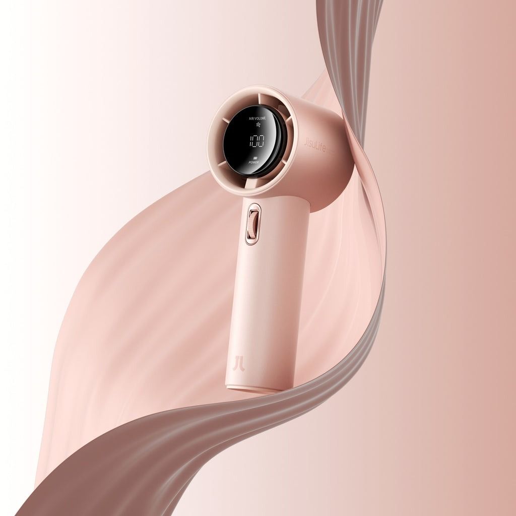 Quạt Cầm Tay Cao Cấp JISULIFE Pro1 (Hồng)