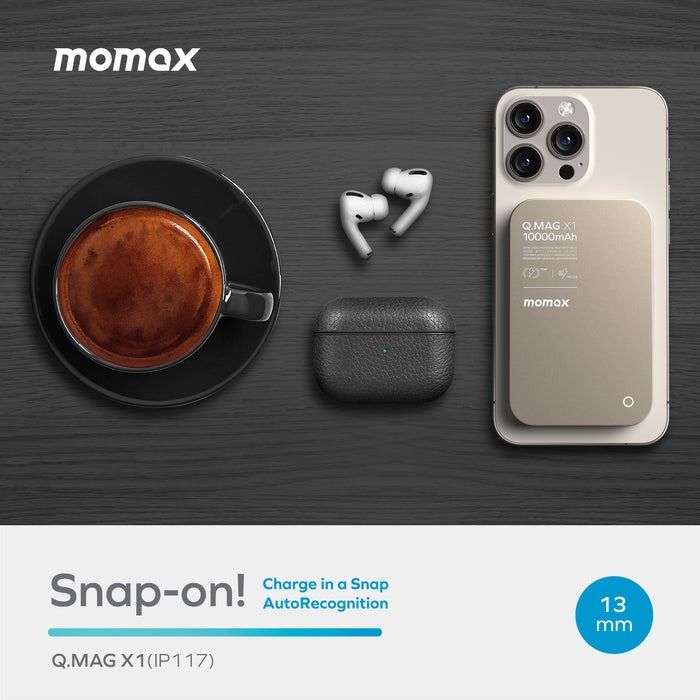 Pin Momax QMag X2-20.000mah (Màu Đen)