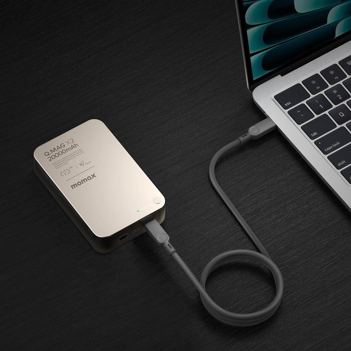 Pin Momax QMag X2-20.000mah (Màu Đen)