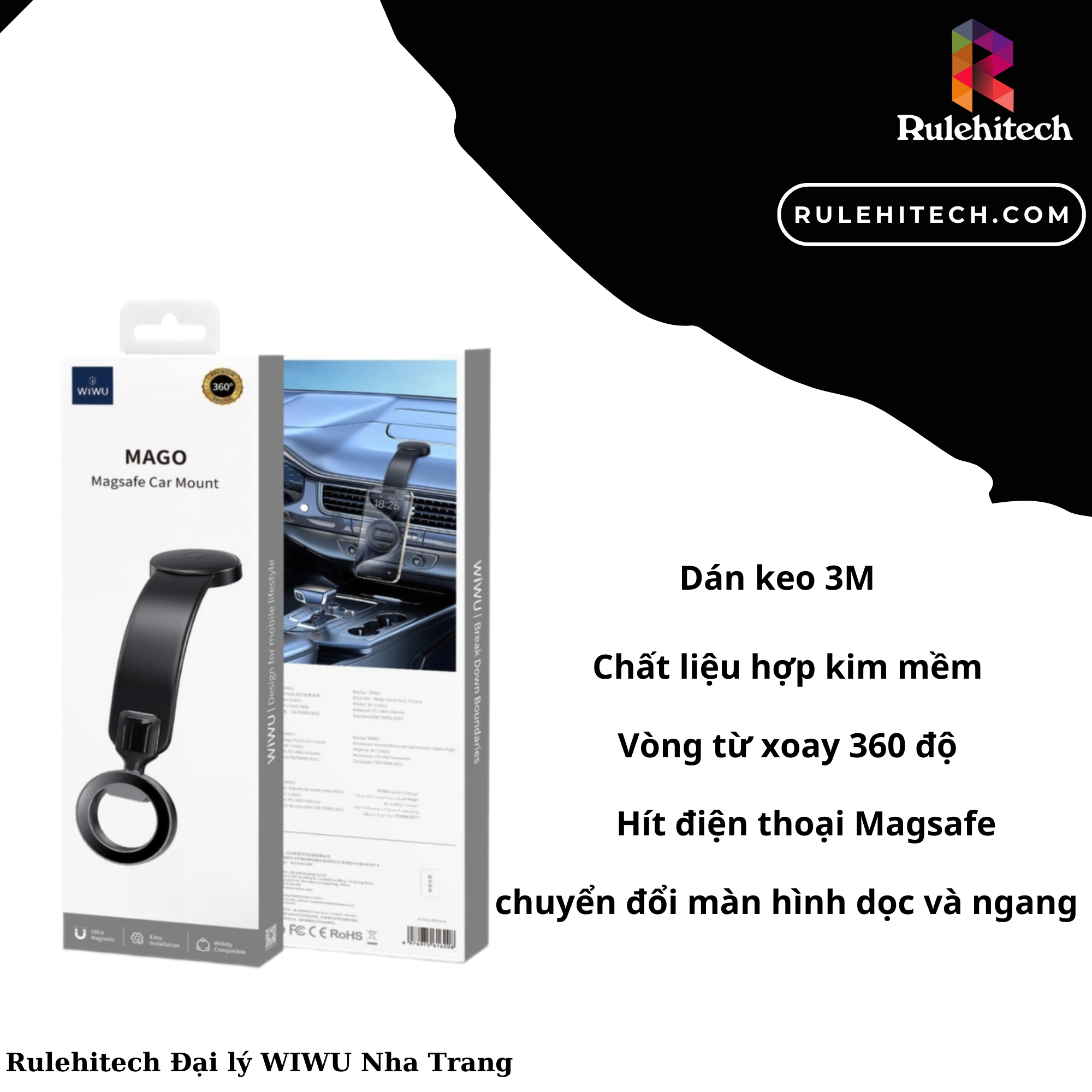 Kẹp Điện Thoại Wiwu Mago CH053
