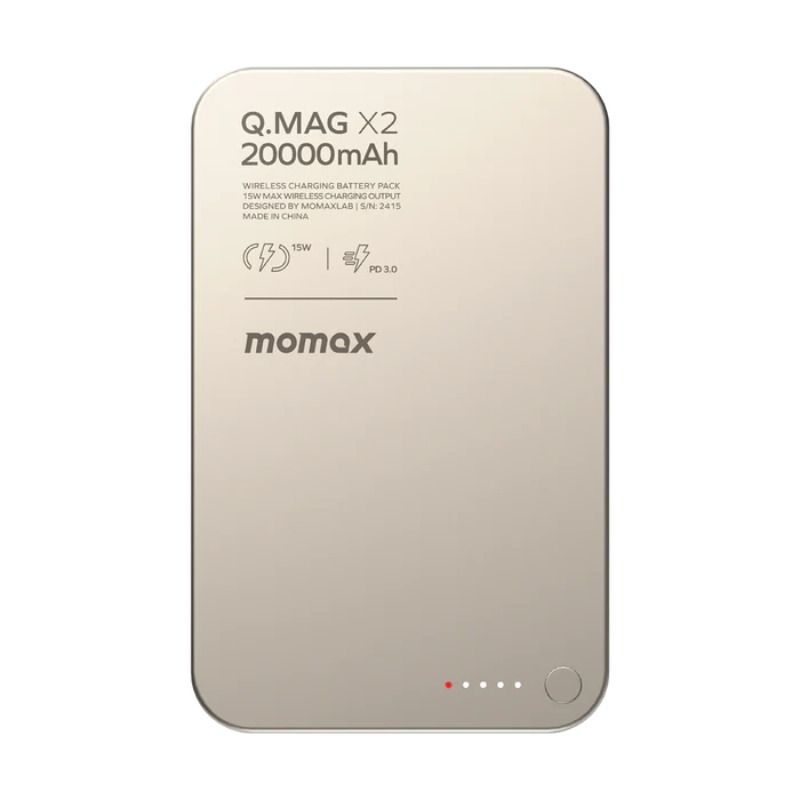 Pin Momax QMag X2-20.000mah (Màu Titan)