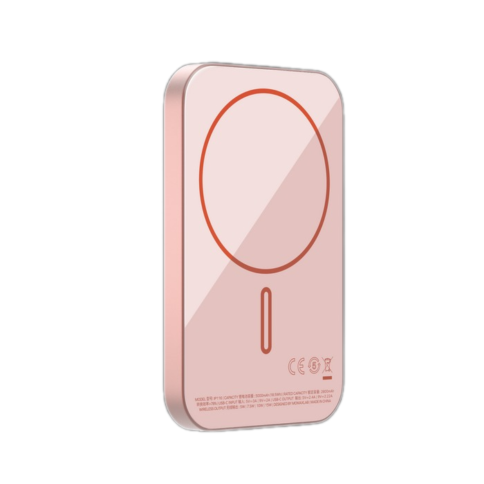 Pin Momax QMag X-5000mah (Hồng)