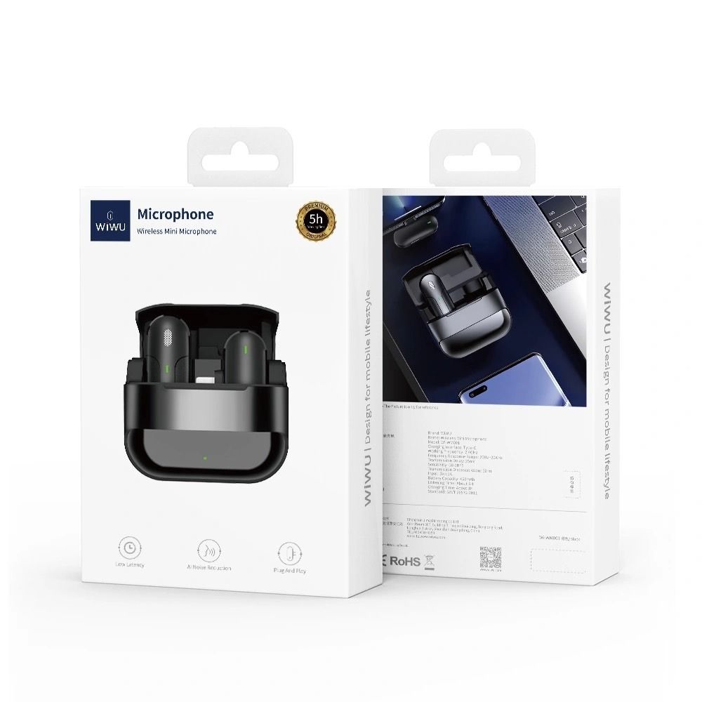 Mic Thu Âm Wiwu WM001 - 1 Mic (Cổng Lightning)