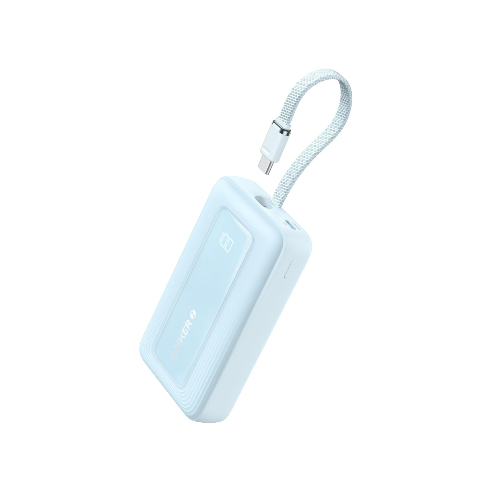 Pin Anker Zolo 10.000mah 30W (Kèm Cáp C)-Xanh A1688