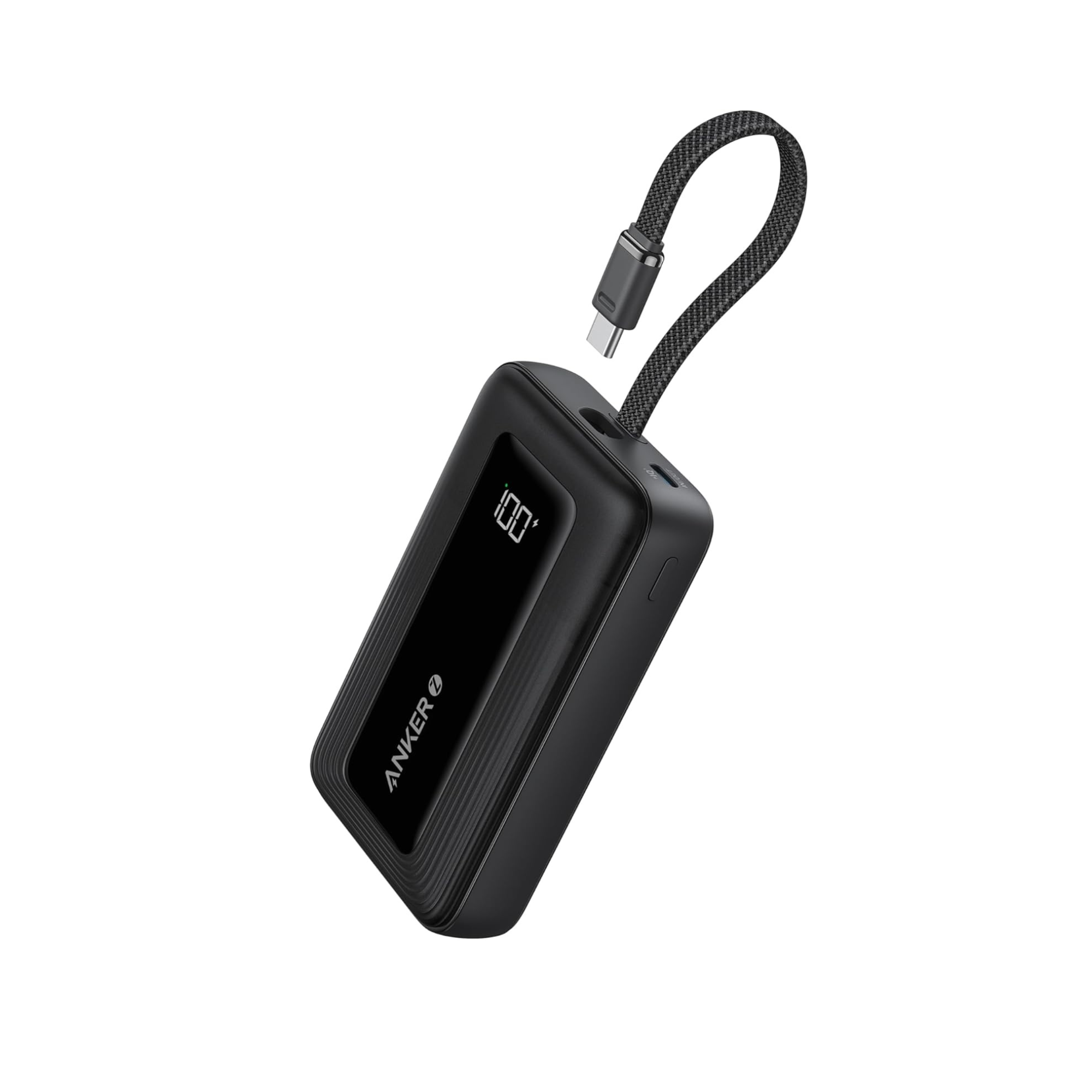 Pin Anker Zolo 10.000mah 30W (Kèm Cáp C)-Đen A1688
