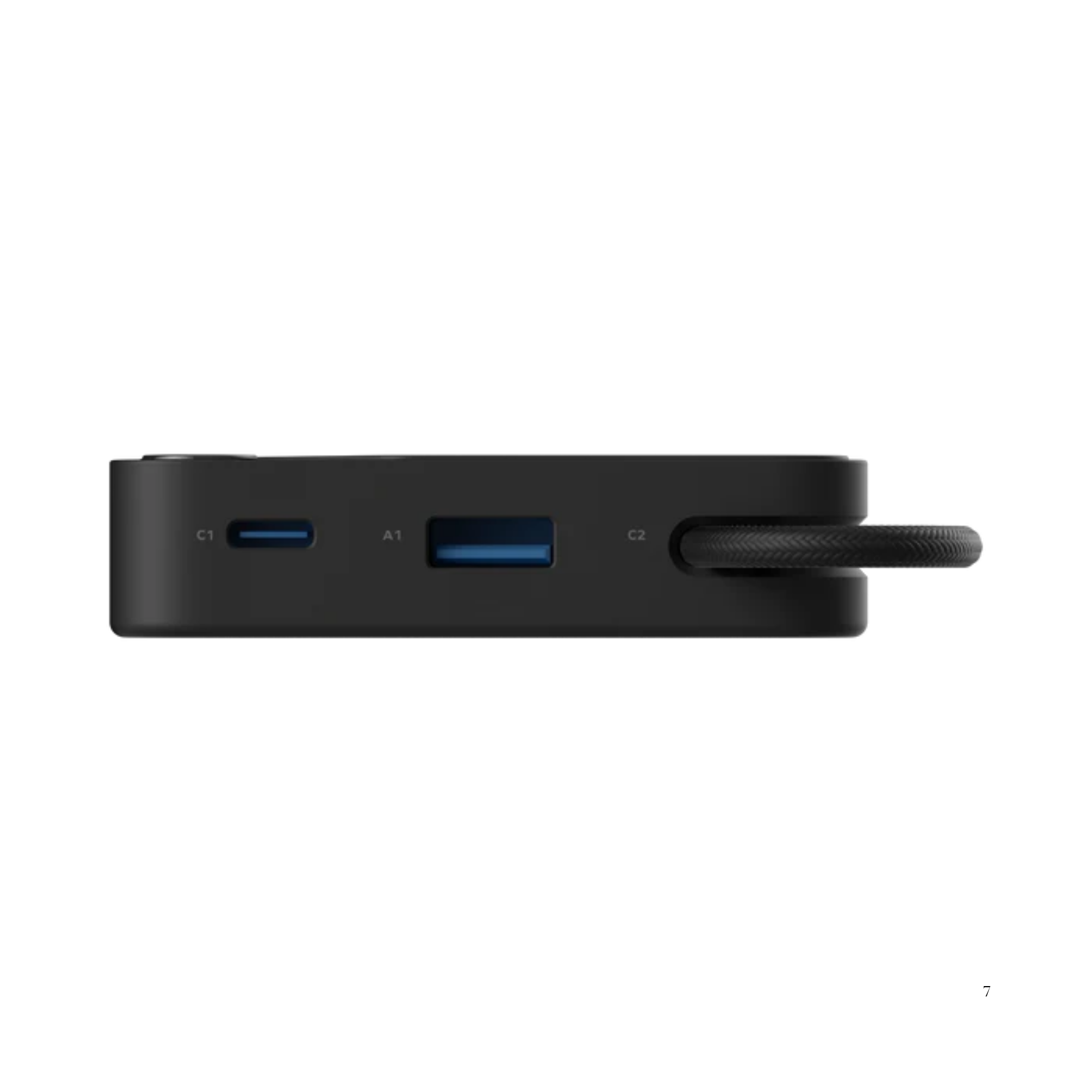 Pin Momax 20000mAh 1-Power X1 with Built-in USB-C Cable (Black)